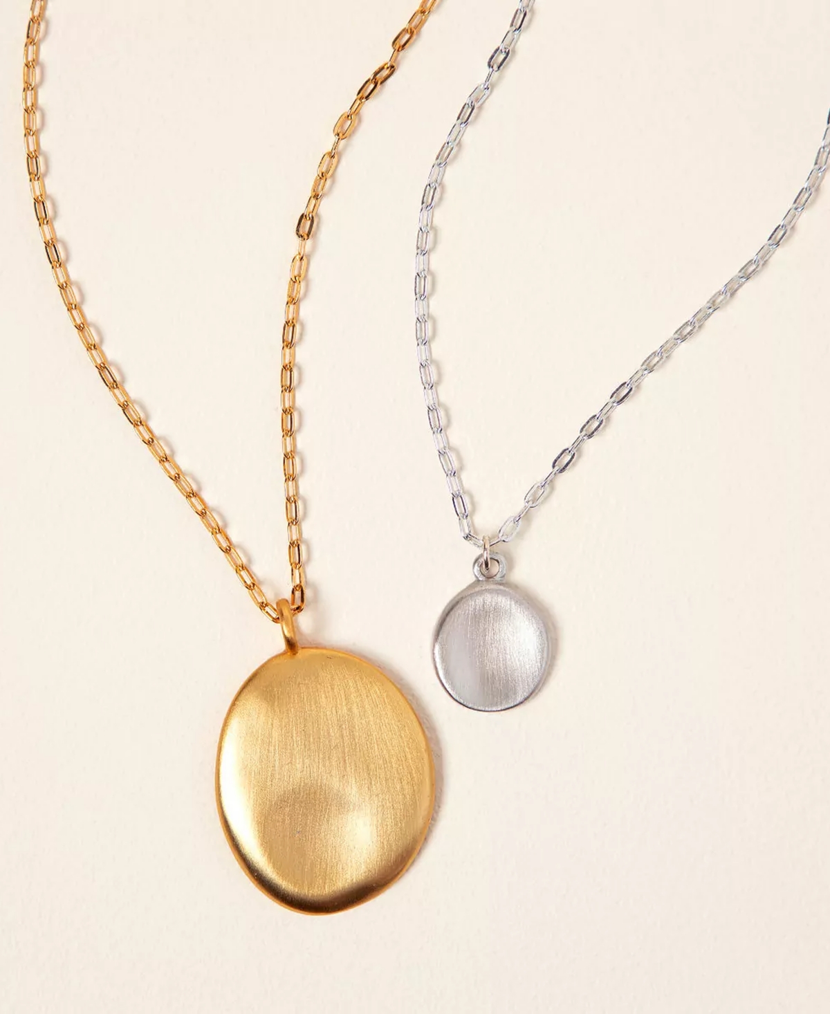 Uncommon Goods Worry Stone Pendant Necklace