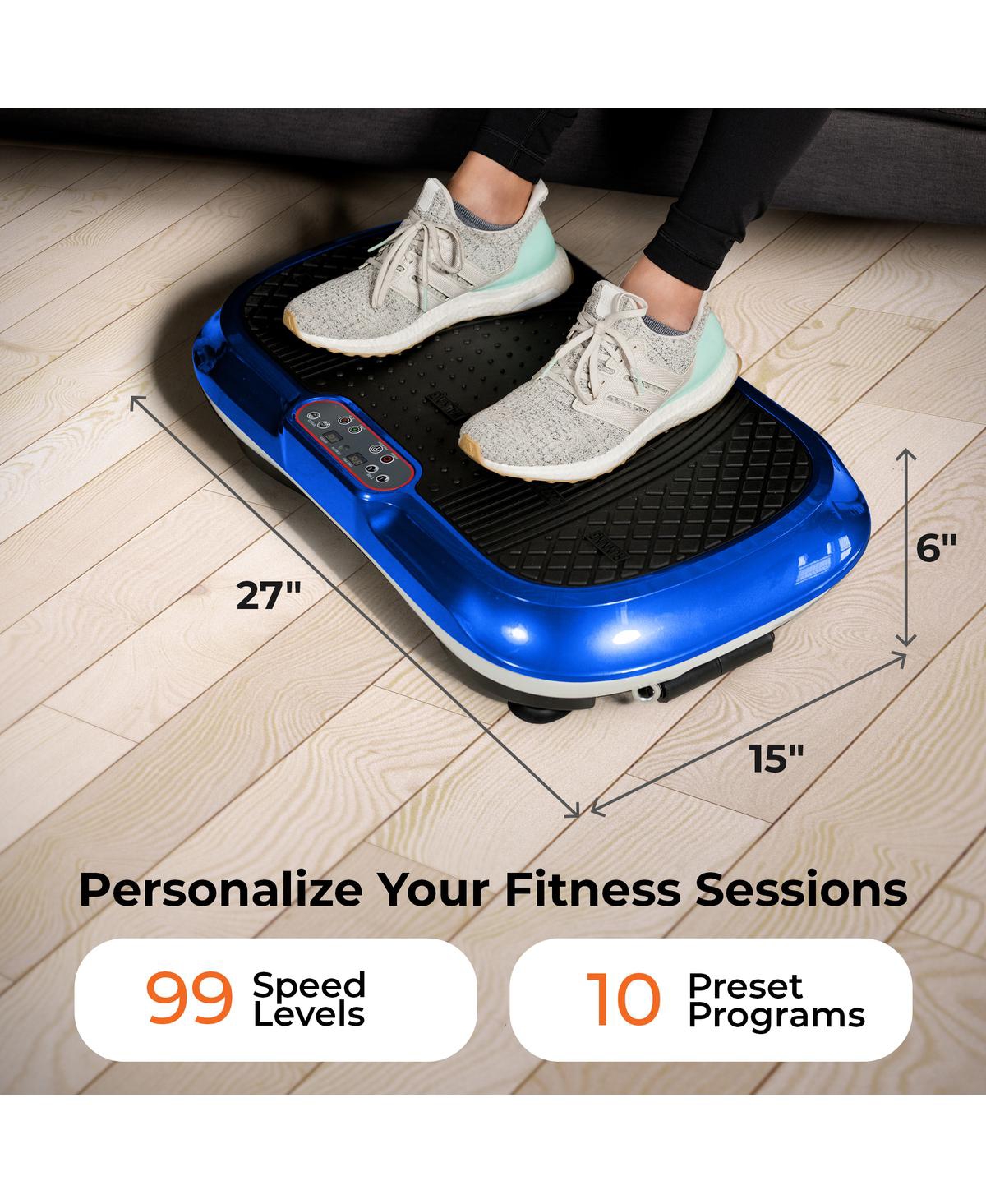 LifePro Waver Vibration Plate - Full Body Fitness Platform with Loop Bands for Weight Loss & Toning