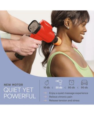 Deep Tissue Massage Gun with 8 Heads and 5 Speed Settings for Athletes and Muscle Relief