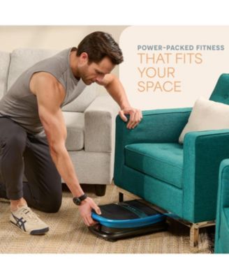 Voice Controlled Vibration Plate – Ergonomic Curved Platform with Remote Watch for Lymphatic Drainage, Muscle Relaxation, Recovery & Fitness