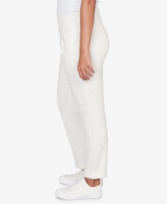 Petite Ultra Soft Knit Cuffed Ankle Pant