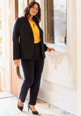 Women's Plus Size Super Stretch Straight Leg Pant