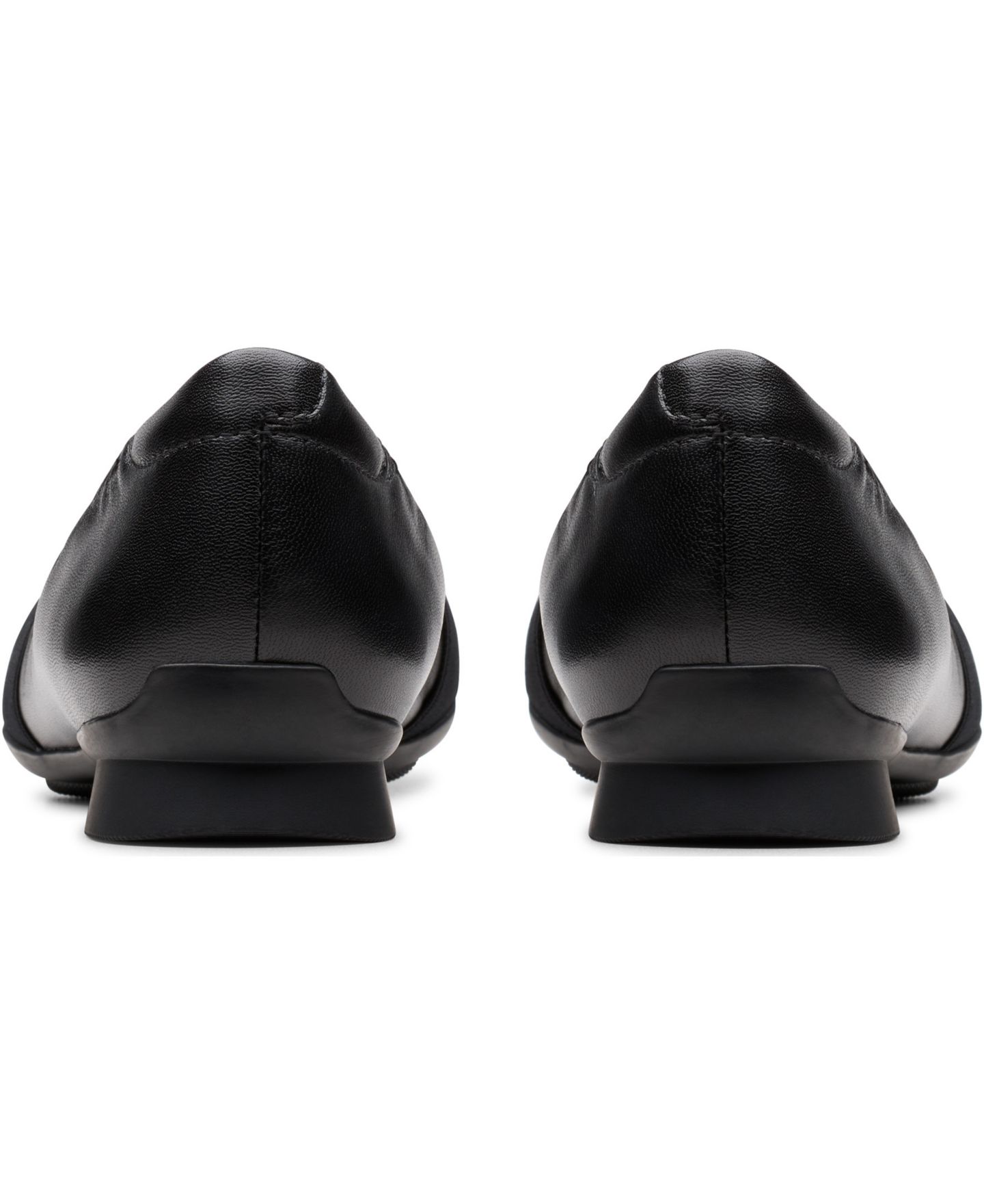 Женские балетки Clarks Jazmynn Gem с круглым носом, цвет: Чёрный кожаный — фото 3