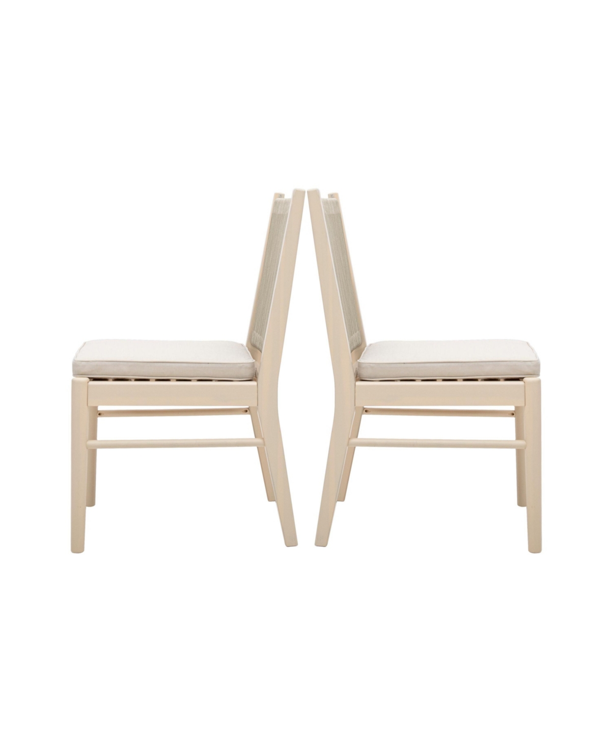 Streamdale Furniture Cordoba Acacia Wood Dining Chair With Water-Repellent Fabric