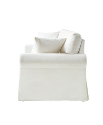 Israel Traditional Slipcovered Sofa with Solid Leg