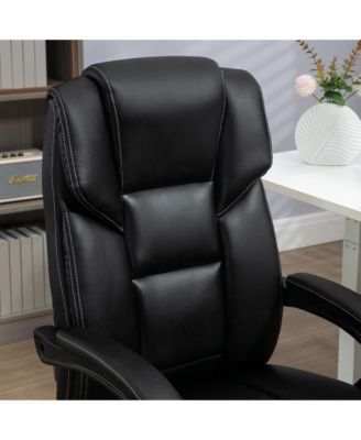 Vibration Massage Office Chair with Lumbar Heat, Footrest,