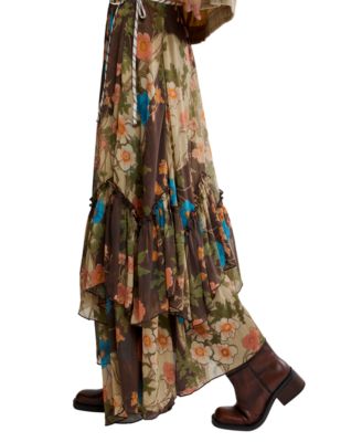 Women's Palermo Villa Chiffon Maxi Skirt