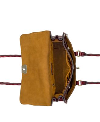 Vienna Medium Twist-Lock Satchel Bag