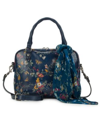 Patricia Nash - Artena Crossbody Satchel Bag with Scarf