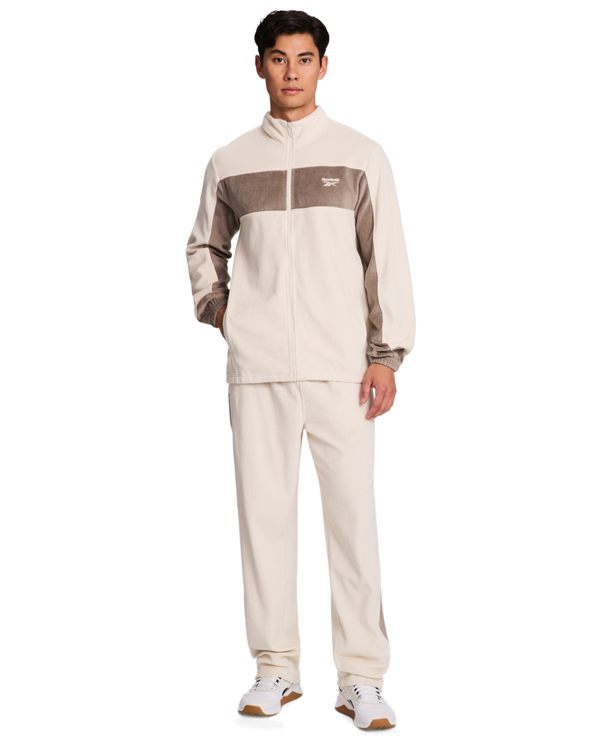 Reebok Men's Color-Block Long-Sleeve Jacket