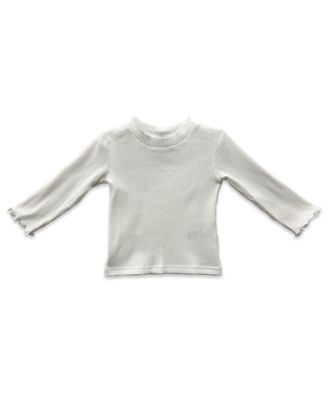 Baby Girls' Mock Neck T-Shirt and Long-Sleeve Jumper, 2-Piece Set