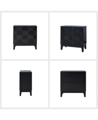 Contemporary Martina 30" Tall 2-Door Accent Cabinet with Ample Storage Space