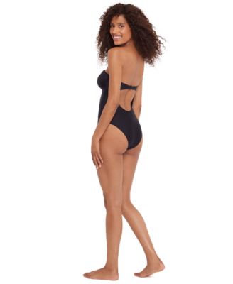 Women's Bandeau Neck One-Piece Swimsuit