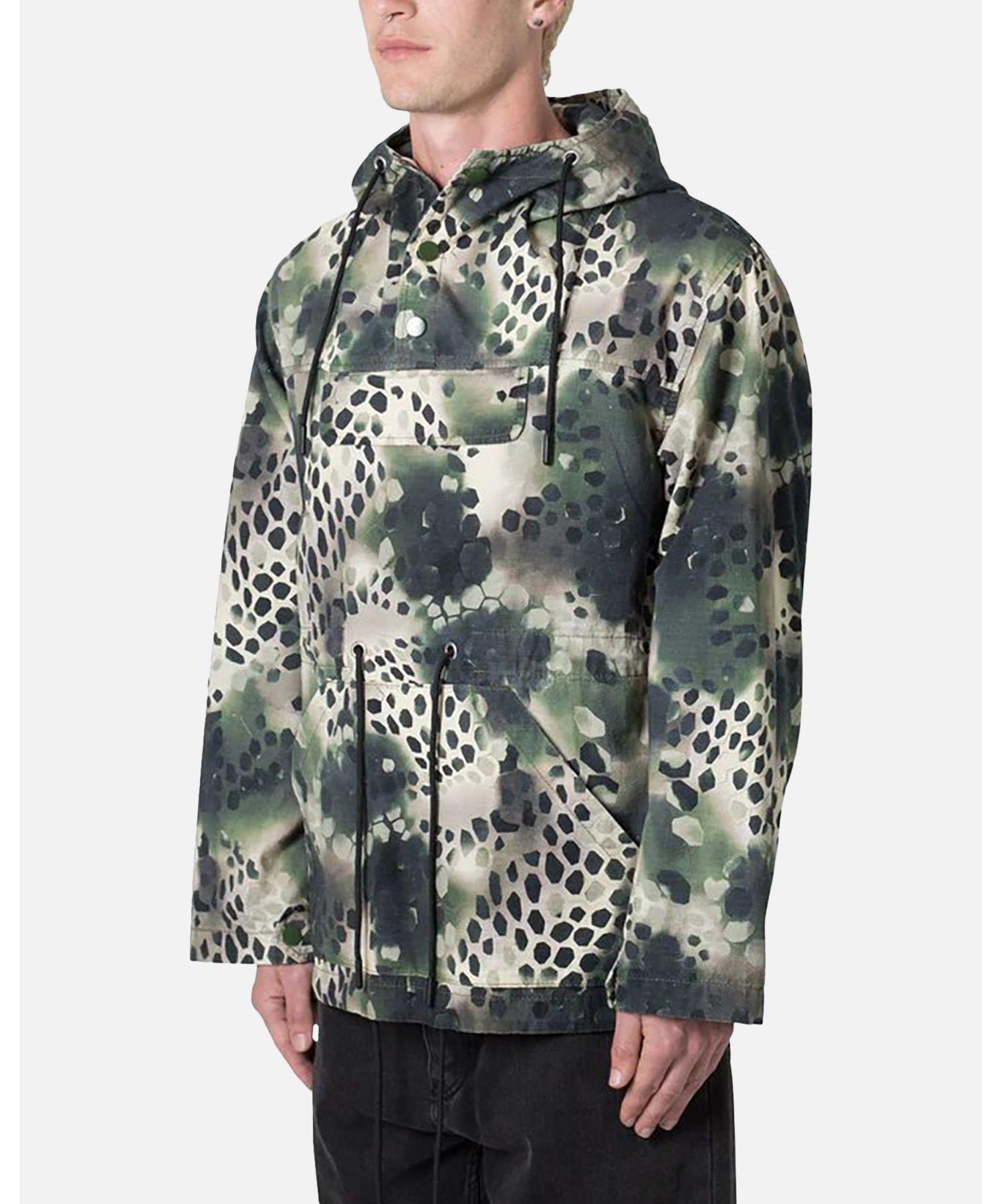 Men's Swamp Camo Anorak Jacket