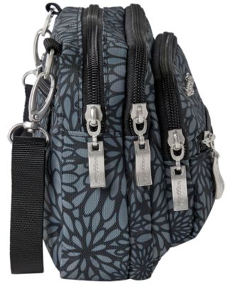 Triple Zip Women's Crossbody Bag