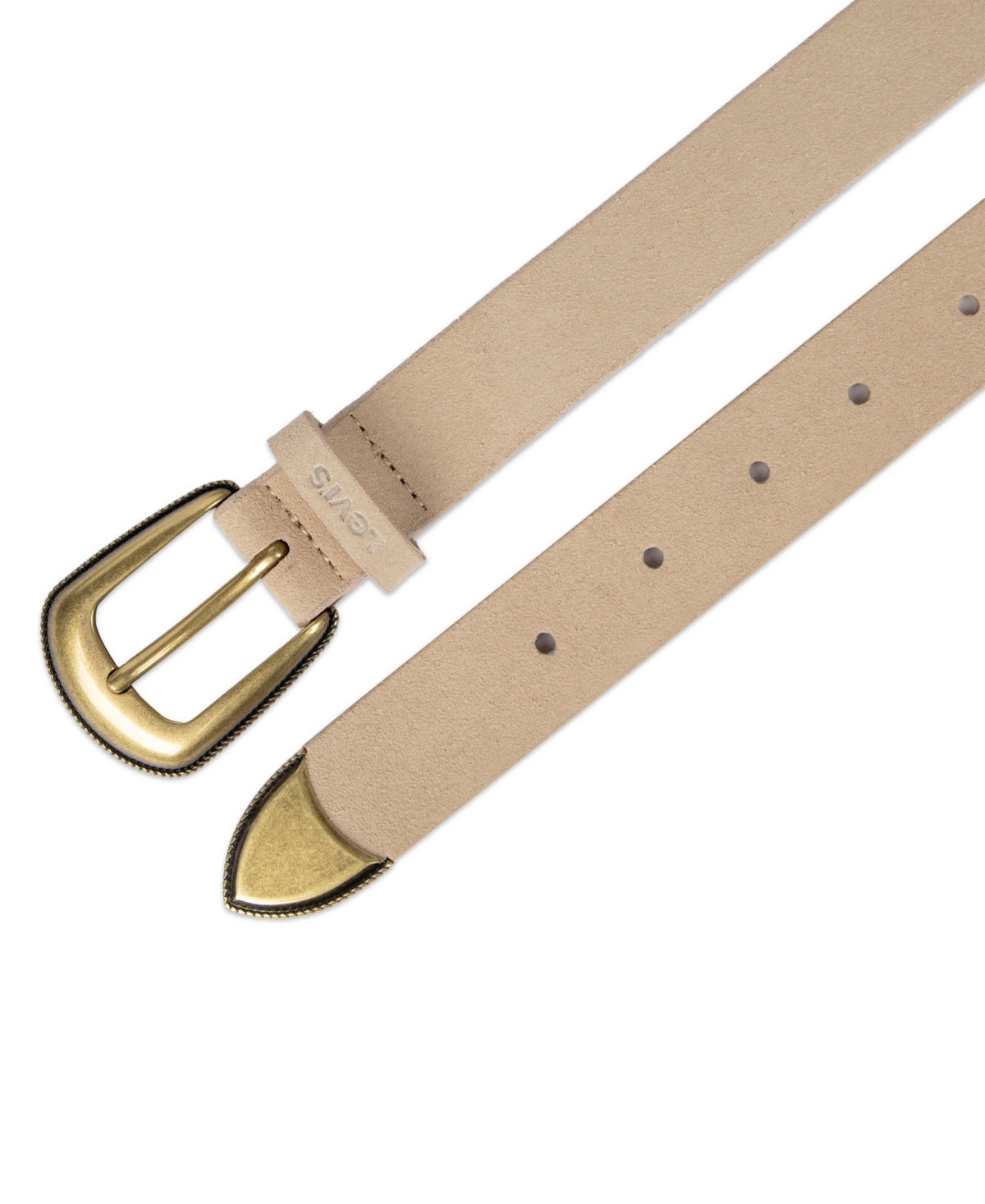 Levi's Women's Western Style Rope Detail Buckle Belt In Brown