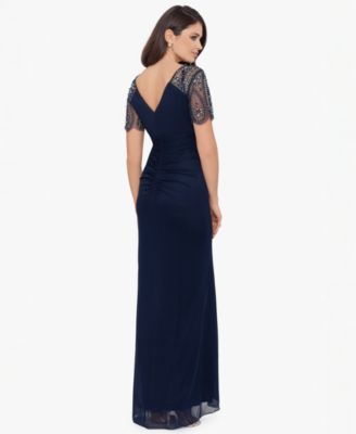 Petite Embellished Chiffon Gown