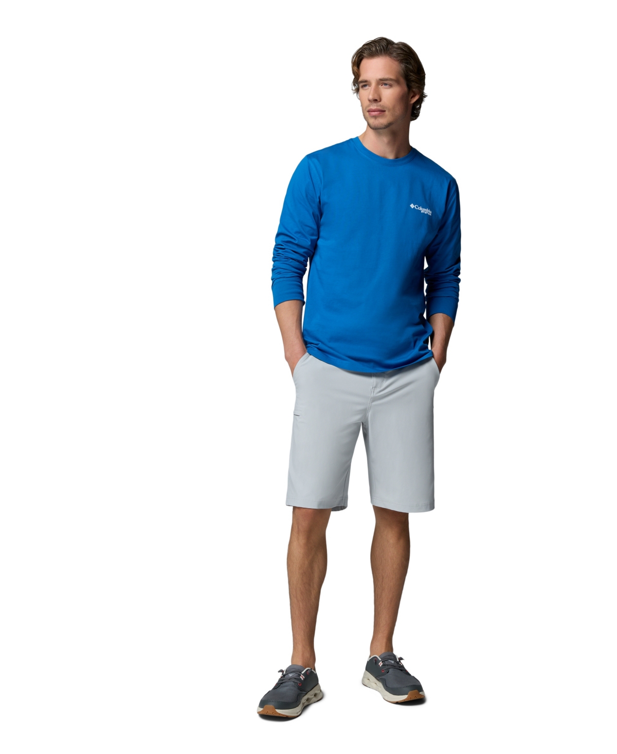 Columbia Men's Pfg Ahab Graphic Long-Sleeve T-Shirt