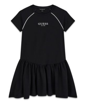 Girls' 7-16 Stretch Ponte Short-Sleeve Dress