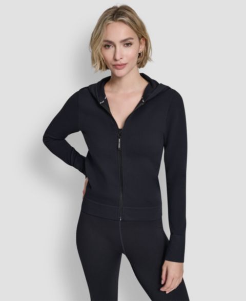 Женские куртки DKNY Long-Sleeve Hoodie Jacket