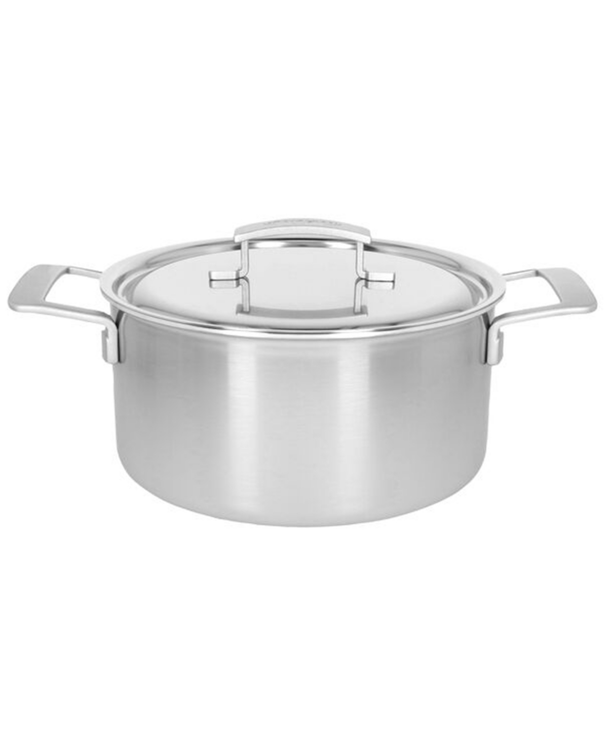 Demeyere Industry 5 Stainless Steel 5.5-quart Dutch Oven In Metallic