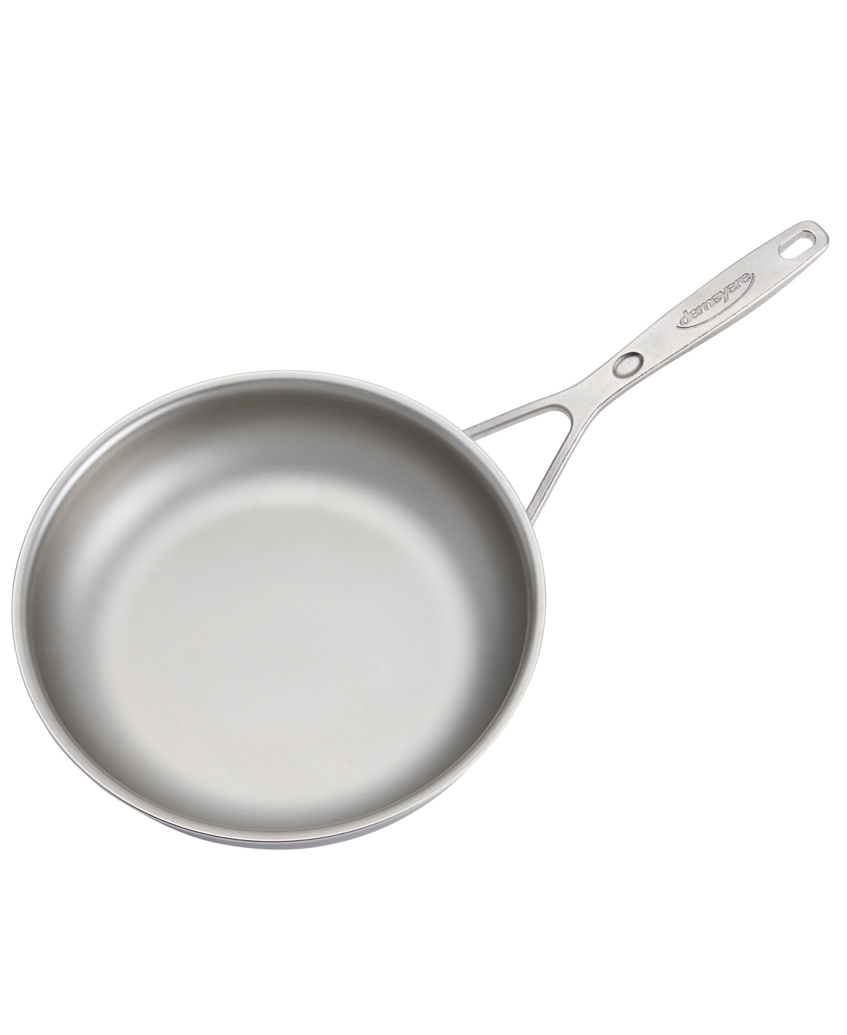 Demeyere Industry Nanotouch 5 Stainless Steel 9.5" Fry Pan In Metallic