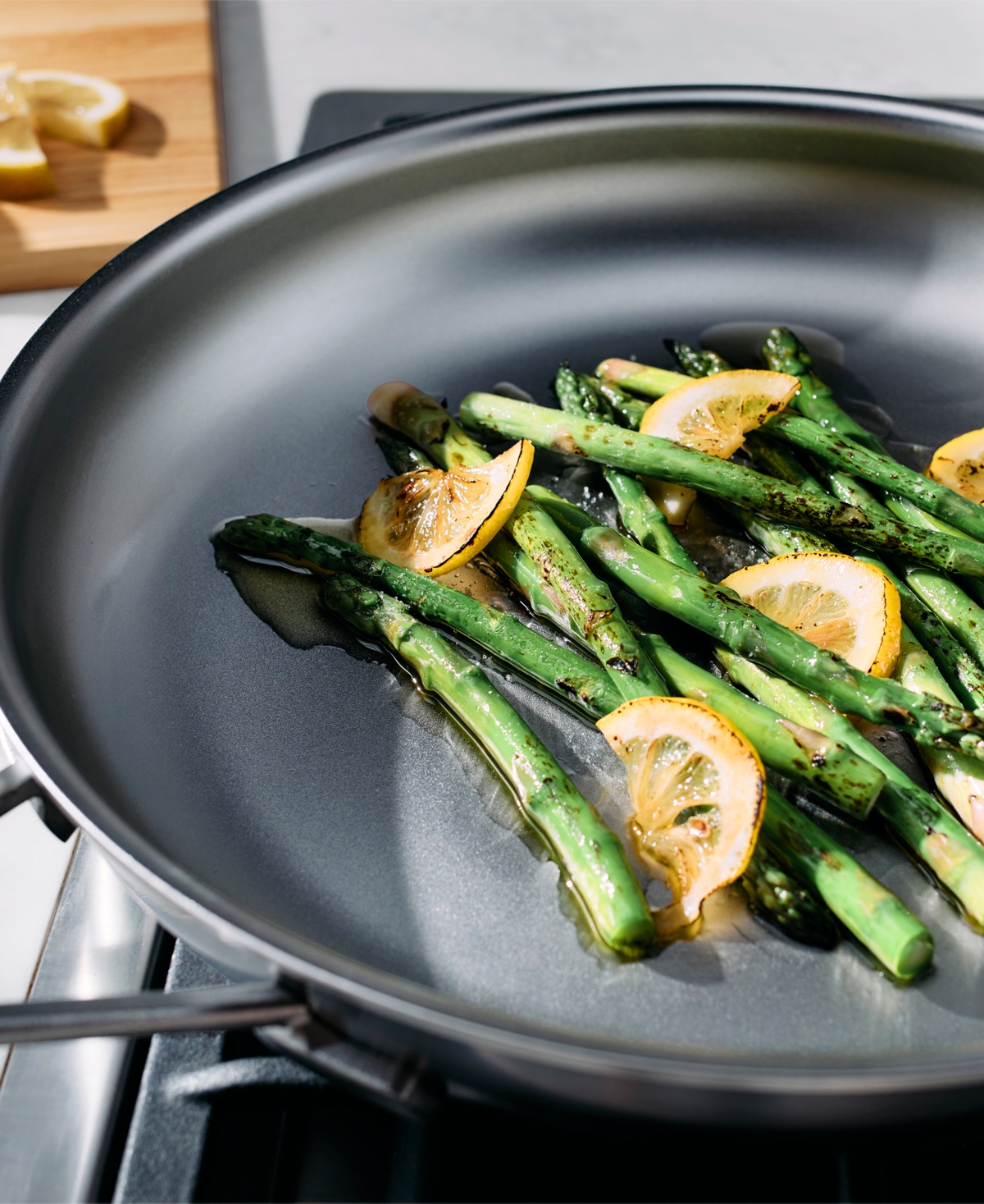 Demeyere Industry 5 Nanotouch Stainless Steel 12.5" Fry Pan In Metallic