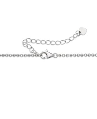 Dyed Jade Disc Shape Necklace in Sterling Silver