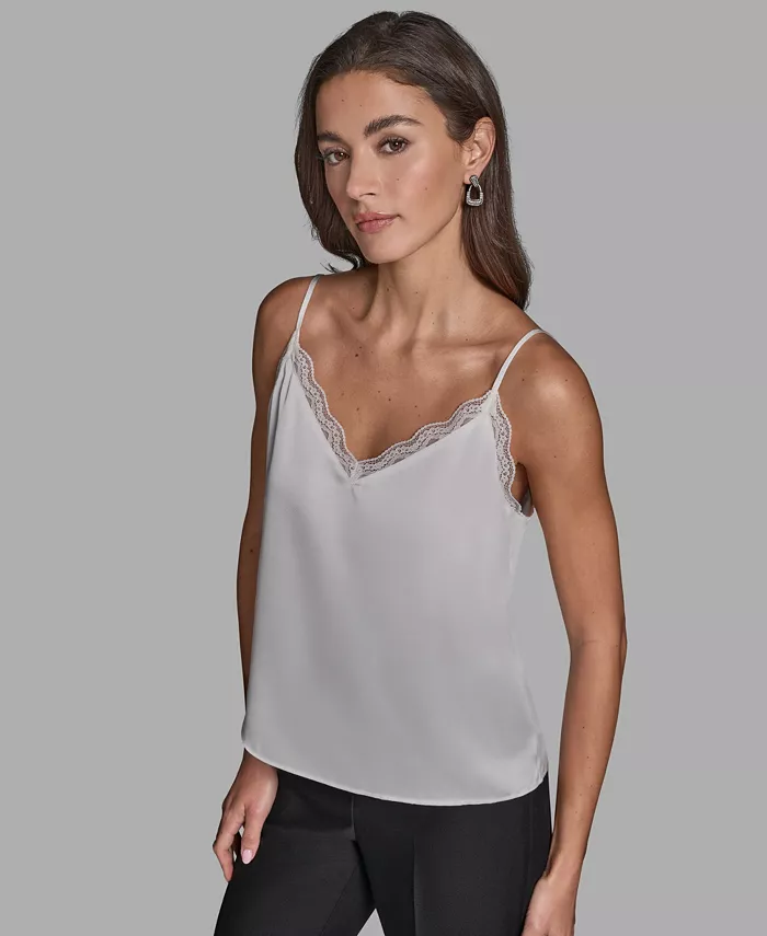 Women's Sleeveless V-Neck Cami Top - thumbnail 2