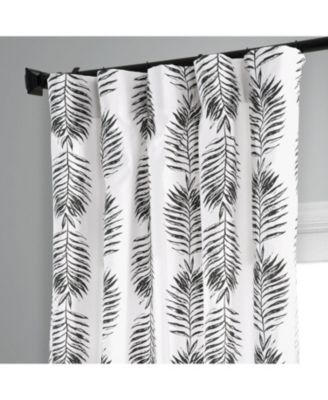 Sago Floral Printed Cotton Room Darkening Curtain