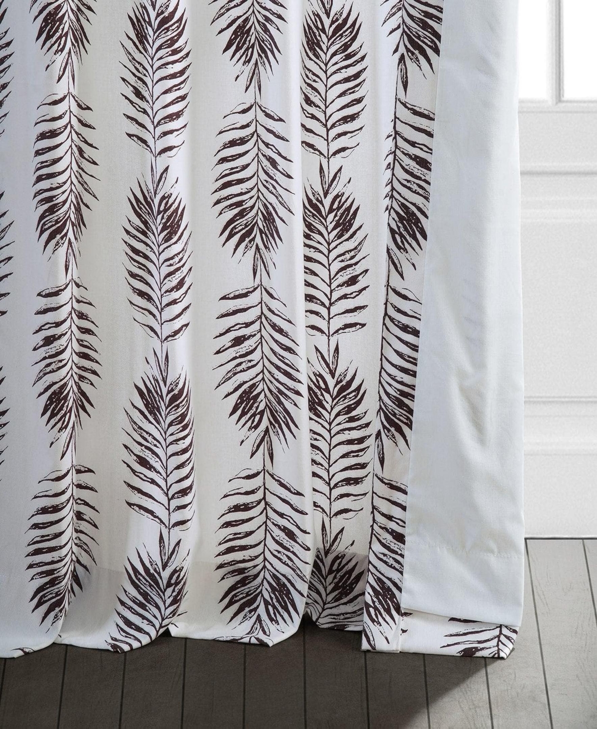 Half Price Drapes Sago Floral Printed Cotton Room Darkening Curtain