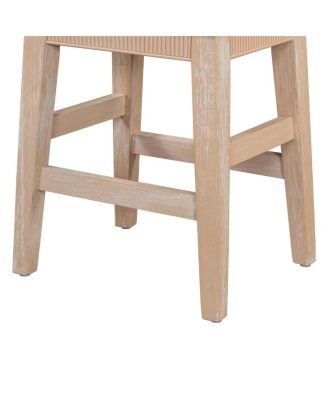 4-Piece Counter Height Dining Set with 3 Upholstered Stools, Storage Drawers & USB Charging for Small Spaces