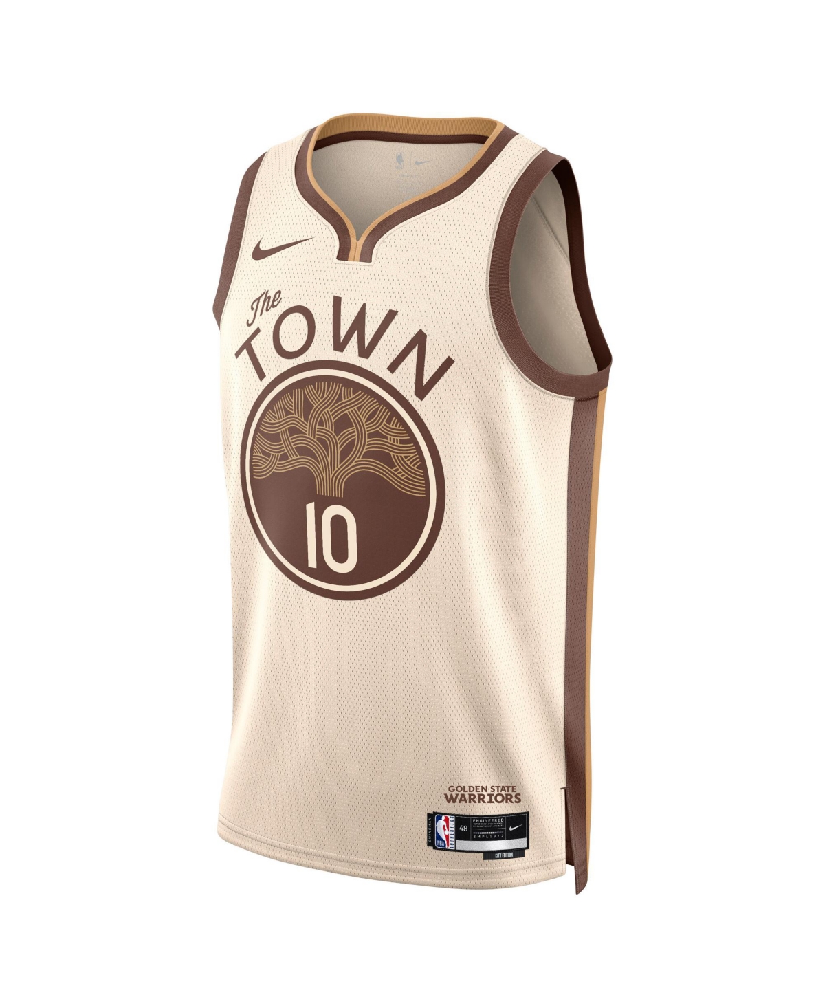 Nike Men's and Women's Jimmy Butler Iii Tan Golden State Warriors 2025/26 City Edition Swingman Jersey