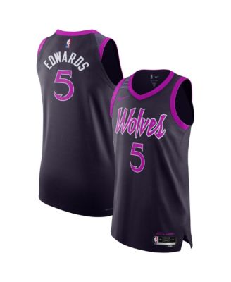 Nike - Men's and Women's Anthony Edwards Purple Minnesota Timberwolves 2025/26 City Edition Authentic Jersey