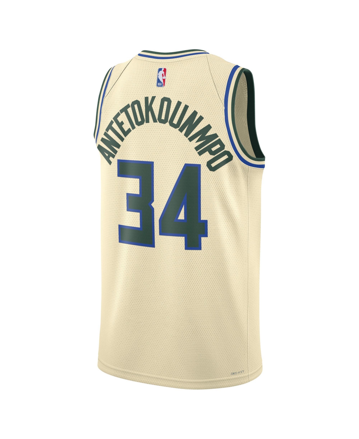 Nike Men's and Women's Giannis Antetokounmpo Cream Milwaukee Bucks 2025/26 City Edition Swingman Jersey