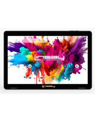 New 10.1" Tablet Octa Core 128GB Bundle with "Art and Ocean" Defender Case Newest Android 15 Google Certified