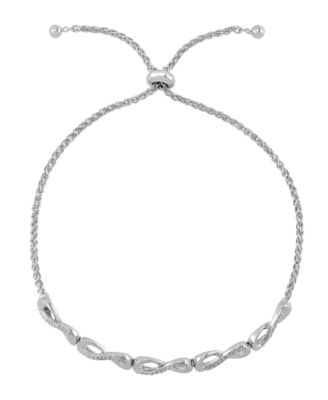 Diamond Bracelet (1/4 ct. t.w.) in Sterling Silver