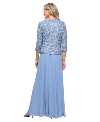 Petite Soutache-Bodice Gown & Jacket