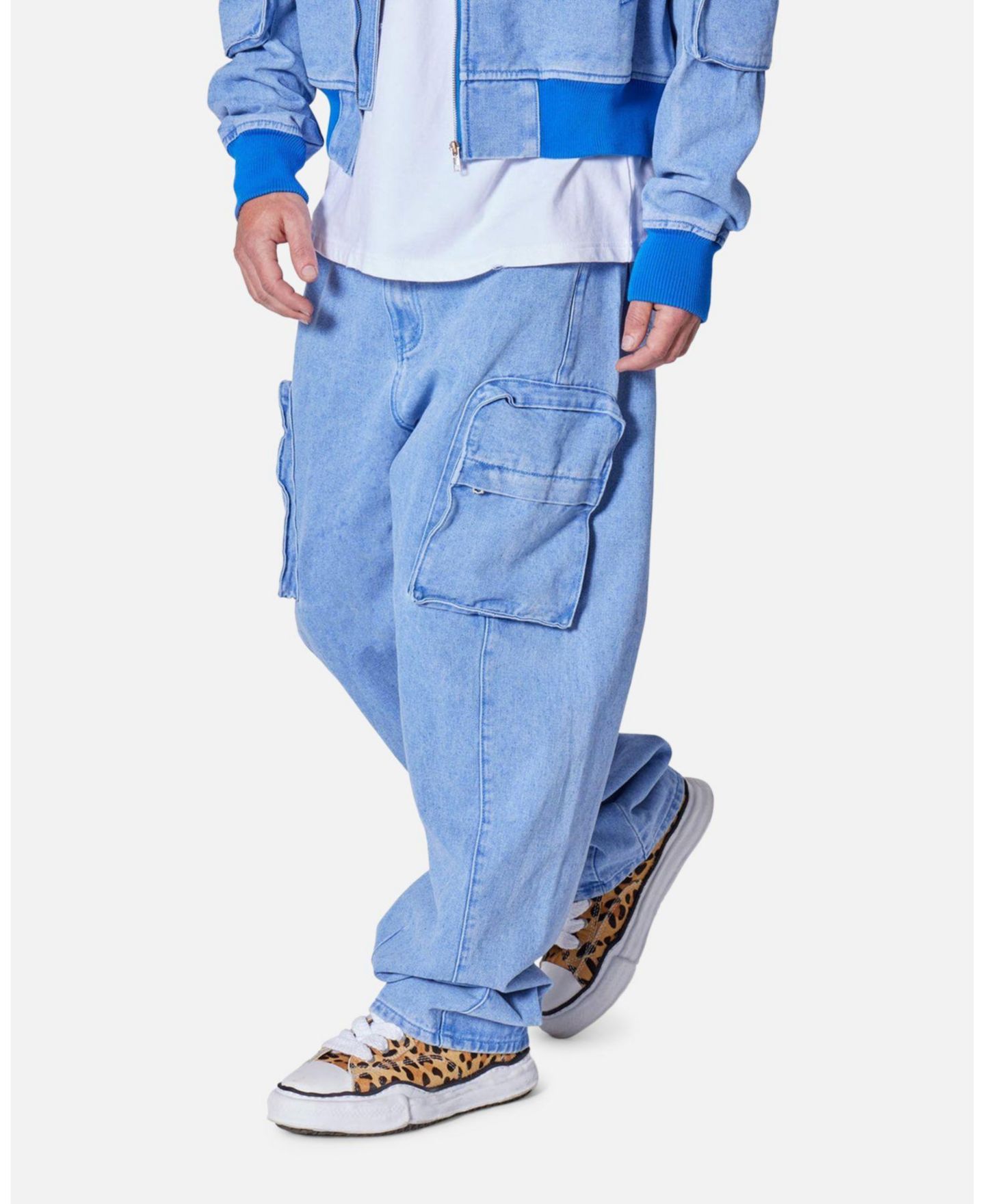 Мужские джинсы mnml Ultra Baggy Feeling Blue Denim — фото 3