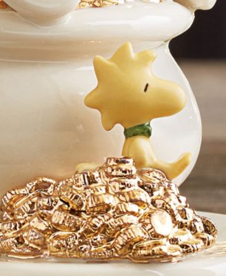 Lucky Leprechaun Snoopy Figurine