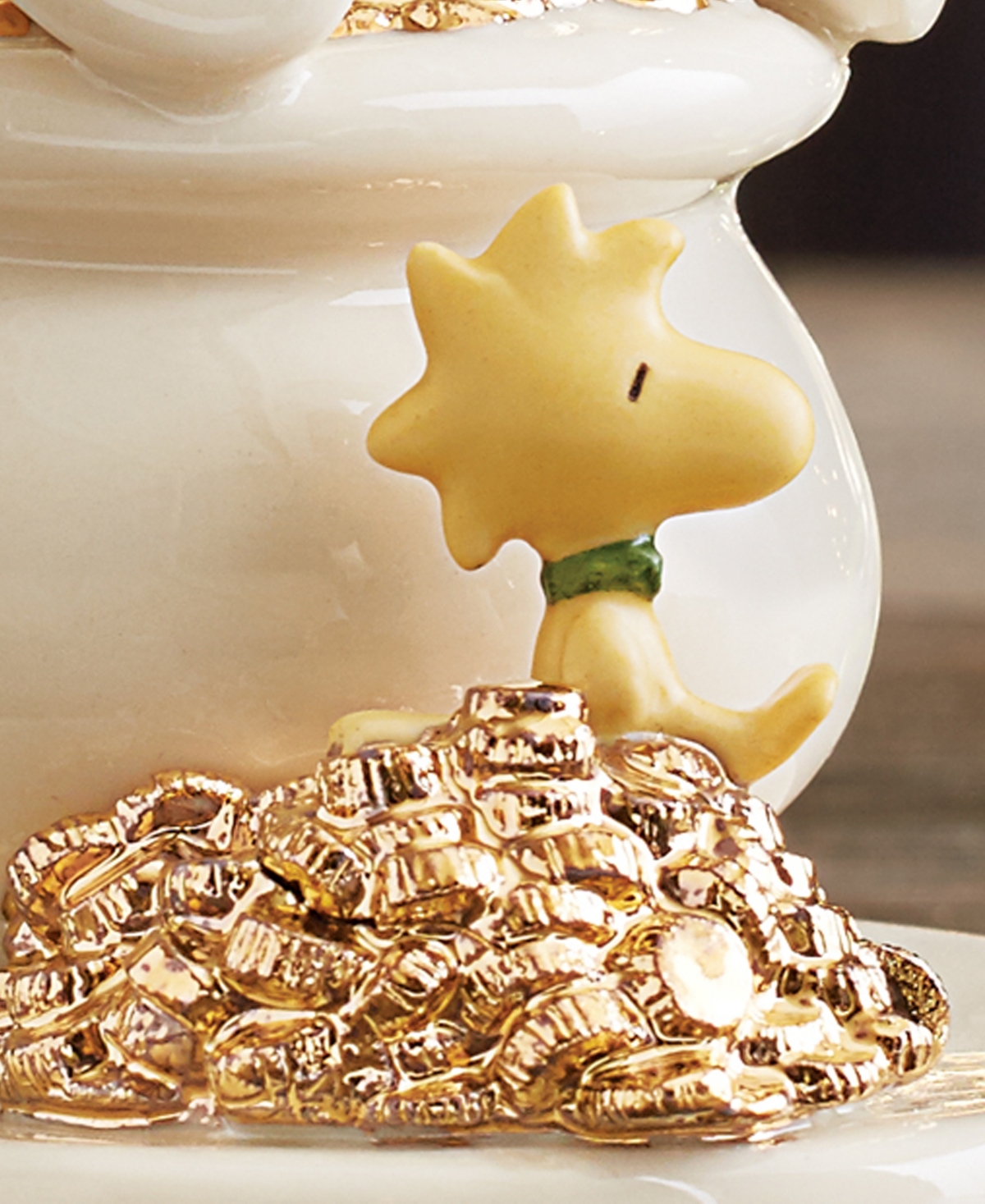 Lenox Lucky Leprechaun Snoopy Figurine In Multi