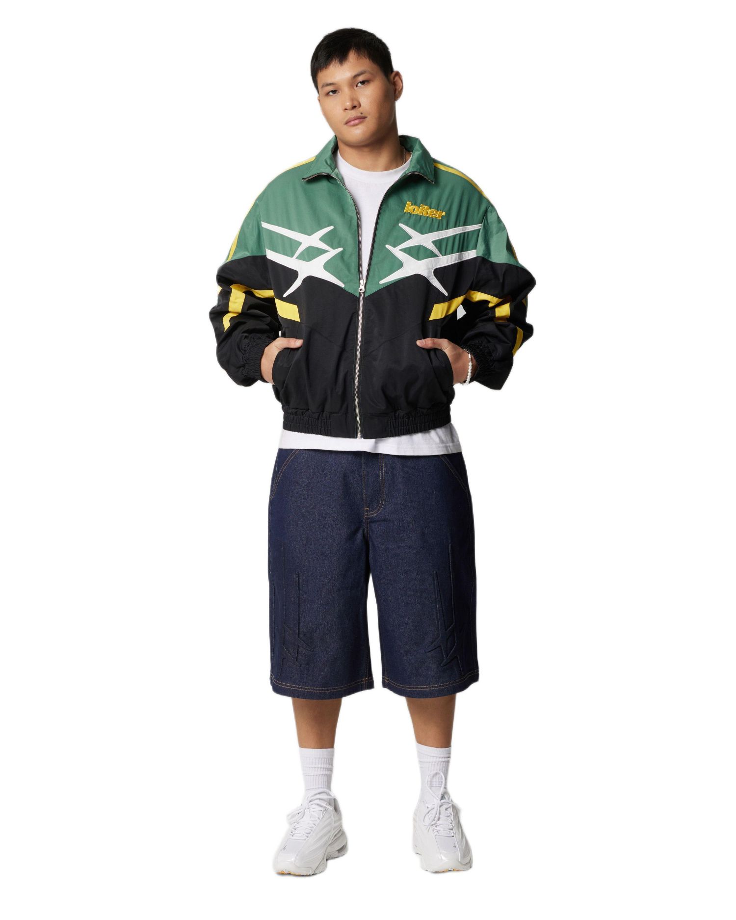 Men's Hybrid Track Jacket.