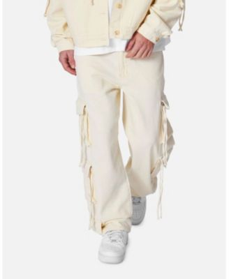 Men's Brushed Twill Cargo Pants, Relaxed Fit, Multiple Utility Pockets, Adjustable Waist, Durable Fabric, Streetwear Style