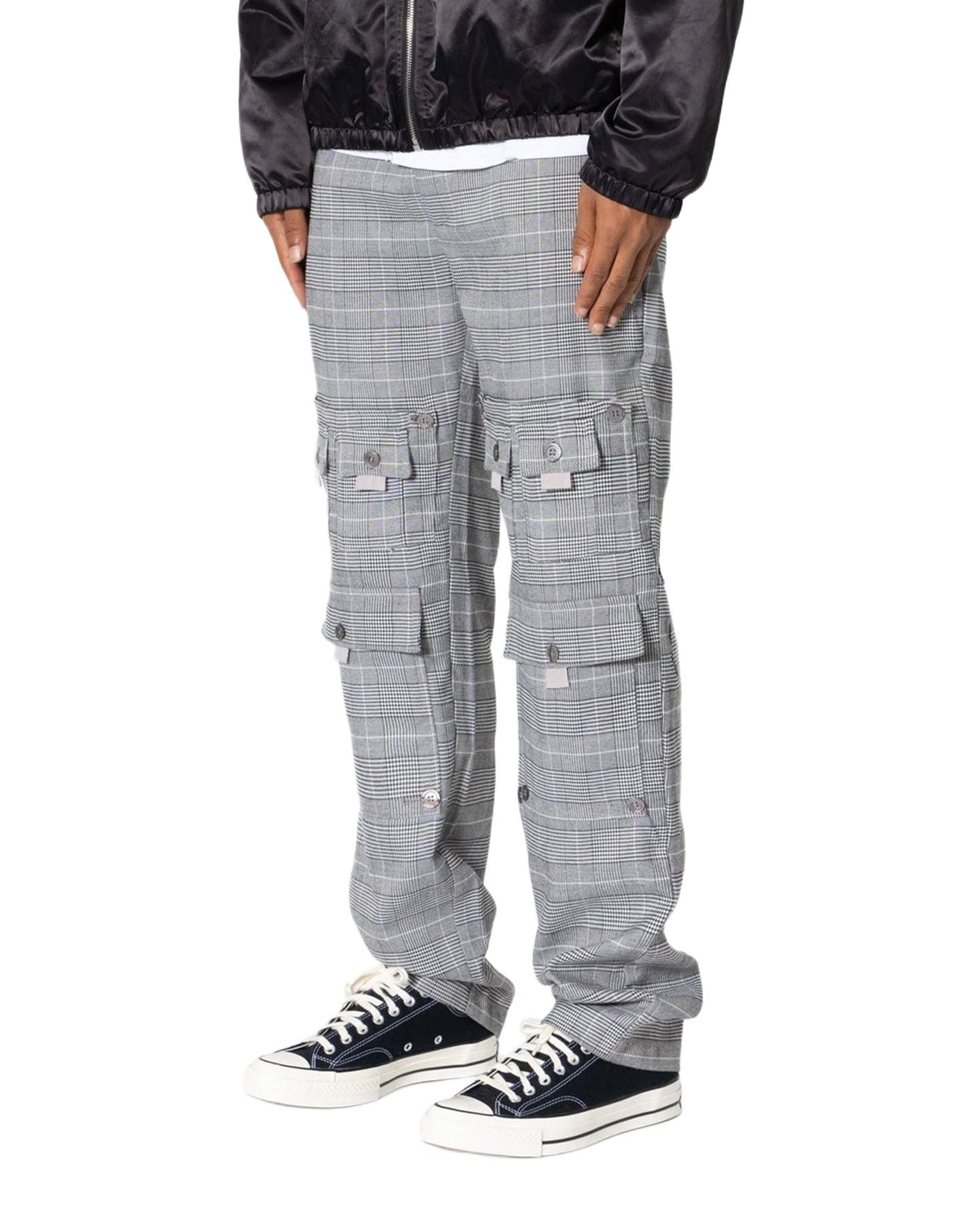 Мужские брюки mnml Plaid All Over Pocket — фото 2