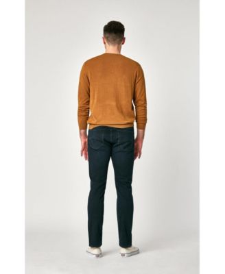 Men's Mavi Jake Slim Leg in Deep Blue-Black Williamsburg