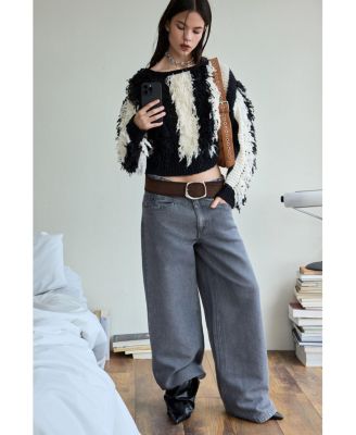 Women's Frayed sweater