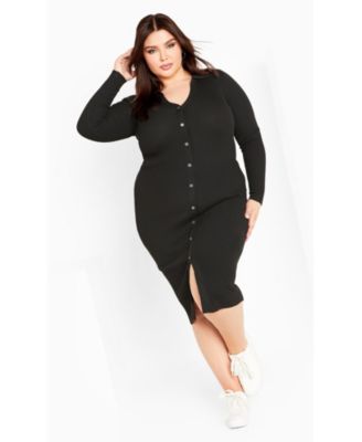 Women's Plus Size Scarlett Rib Dress