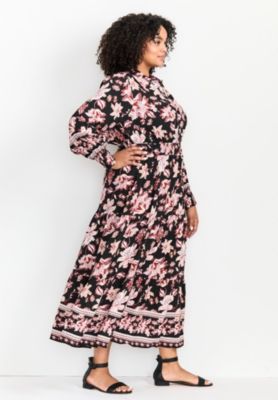 Women's Plus Size Shiloh Tiered Maxi Dress