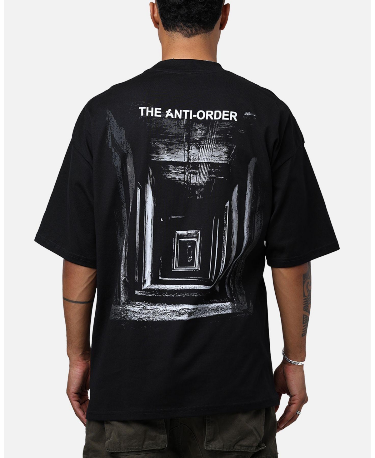 The Anti Order Men's Endless Egress Mock T-Shirt