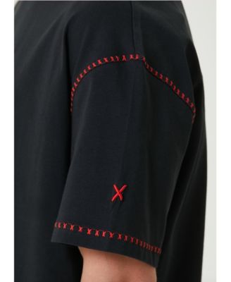 Men's Free Heaven Crochet Cotton T-Shirt